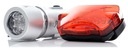 Fietskar kind - Kinderwagen - 2-in-1 - rood-zwart - 2-zits