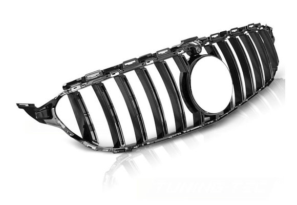 Grill geschikt voor MERCEDES W205 vanaf 2018 SPORT GLANZEND ZWART