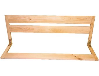 Bedhek inklapbaar - uitvalbeveiliging - vuren 127x40x30cm