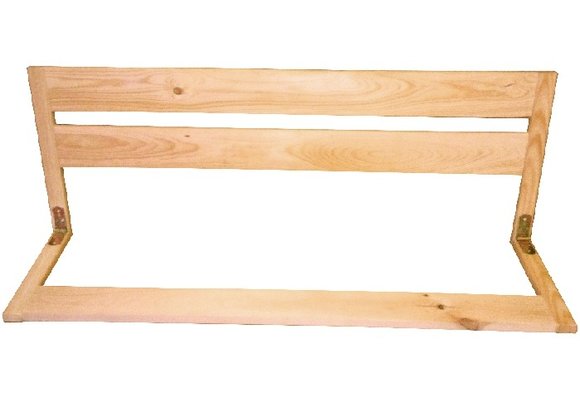 Bedhek inklapbaar - uitvalbeveiliging - vuren 157x40x30cm