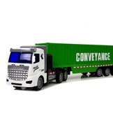 RC bestuurbare vrachtwagen met trailer - 35x6x8 cm