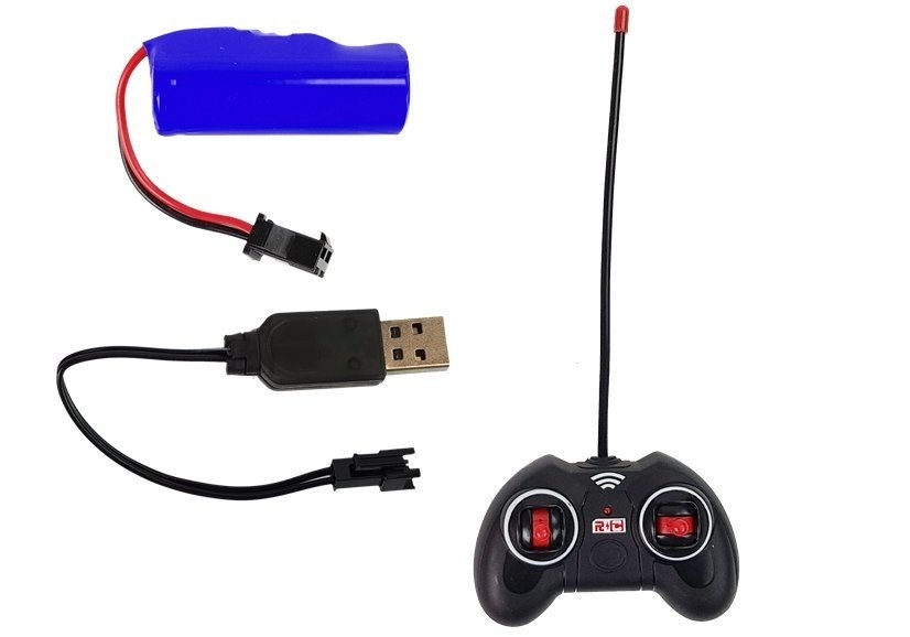 RC bestuurbare vrachtwagen met trailer - 35x6x8 cm