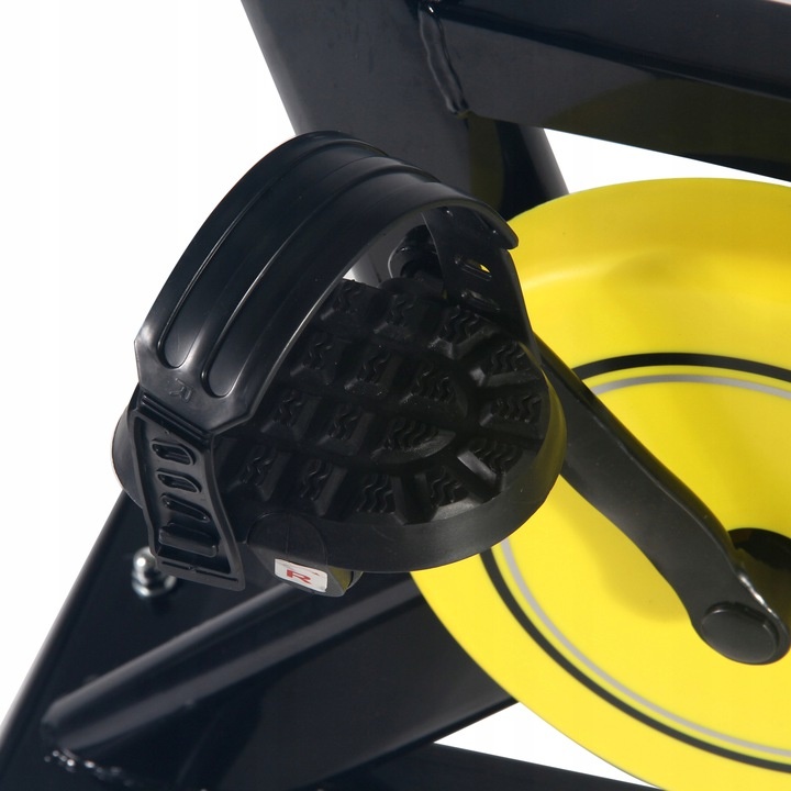 Hometrainer - Spinningfiets - meganische weerstand - geel