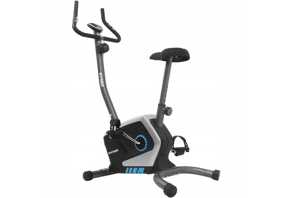 Hometrainer - magnetische weerstand - grijs - zwart - blauw