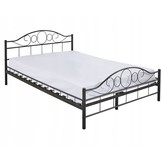 Metalen bedframe met lattenbodem - 160x200 cm - zwart