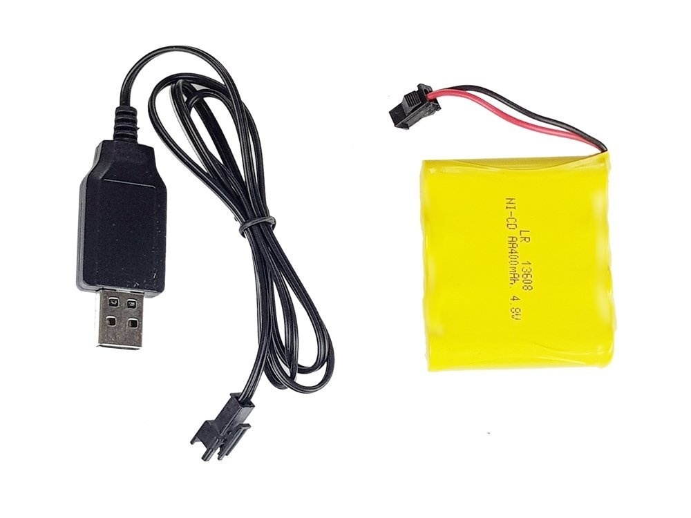 Bestuurbare trekker met aanhanger - 2.4GHz - 79 cm - groen