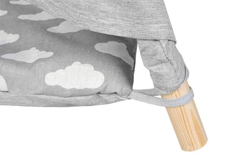 Wigwam tipi teepee tent - speeltent - 4 delig - 100% katoen - Mintgroen / stippen