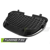 Grill geschikt voor SEAT LEON / ALTEA / TOLEDO 05-09 HONINGRAAT ZWART MAT