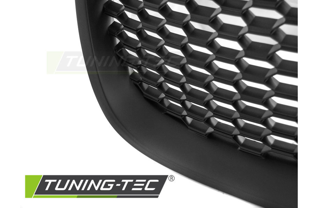 Grill geschikt voor SEAT LEON / ALTEA / TOLEDO 05-09 HONINGRAAT ZWART MAT