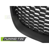 Grill geschikt voor SEAT LEON / ALTEA / TOLEDO 05-09 HONINGRAAT ZWART MAT