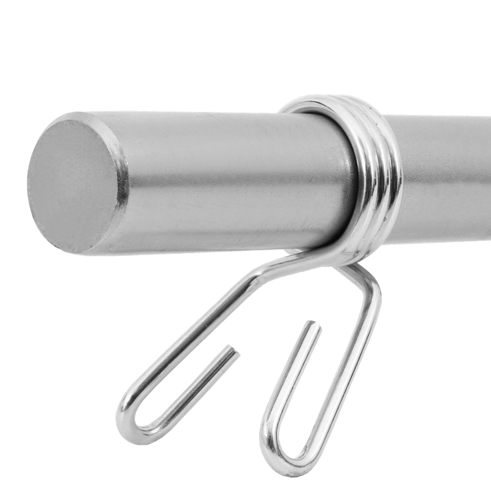 Barbell - Halterstang 28 mm - 180 cm - met 2 veersluitingen