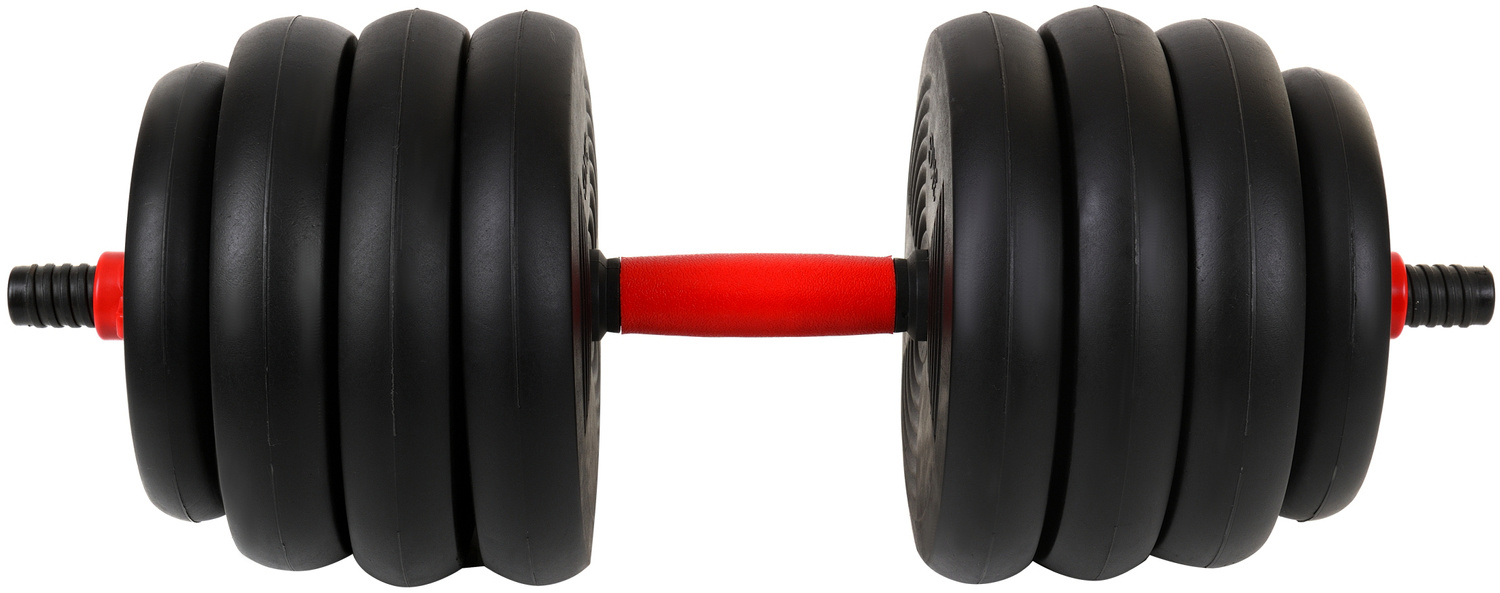 Halterset - Dumbbellset - 40 kg verstelbaar met kettlebell