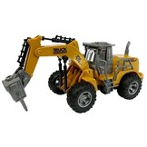 RC-graafmachine - met boorhamer - 27Mhz - 21 x 9 x 12 cm