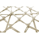 Nestschommel wit - 80 cm diameter - tot 150 kg - 100 cm touwen