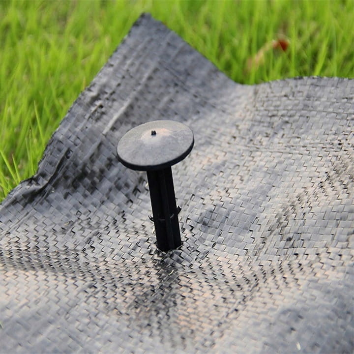 Anti worteldoek - Agrotextiel - 1,6 x 100 m - 100 grondpinnen