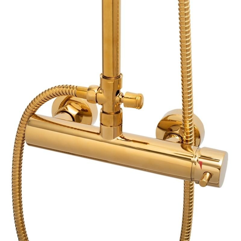 Regendouche goud 23 cm