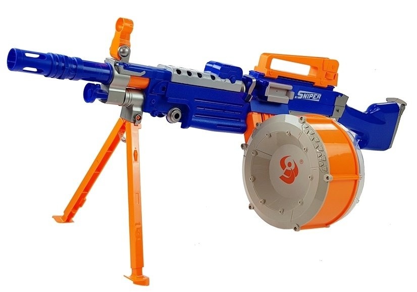 Fire Storm - NURF speelgoed machinegeweer - 75,5 cm - 40 patronen