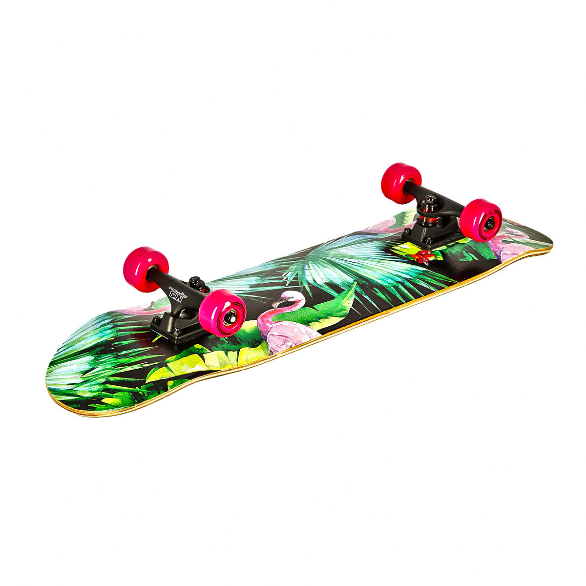 Skateboard - compleet - flamingo design - 78 cm - 7.87 inch