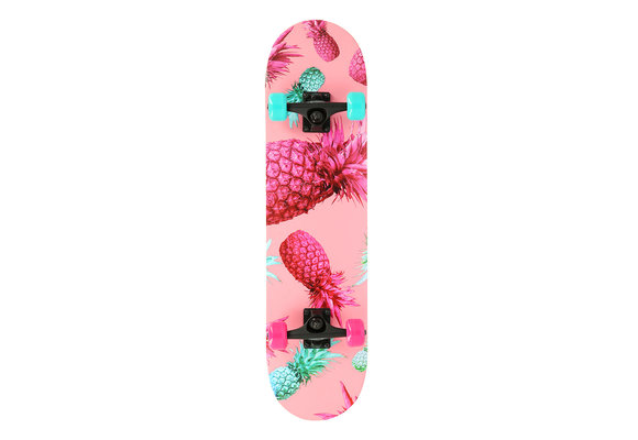 Skateboard - compleet - ananas design - 78 cm - 7.87 inch