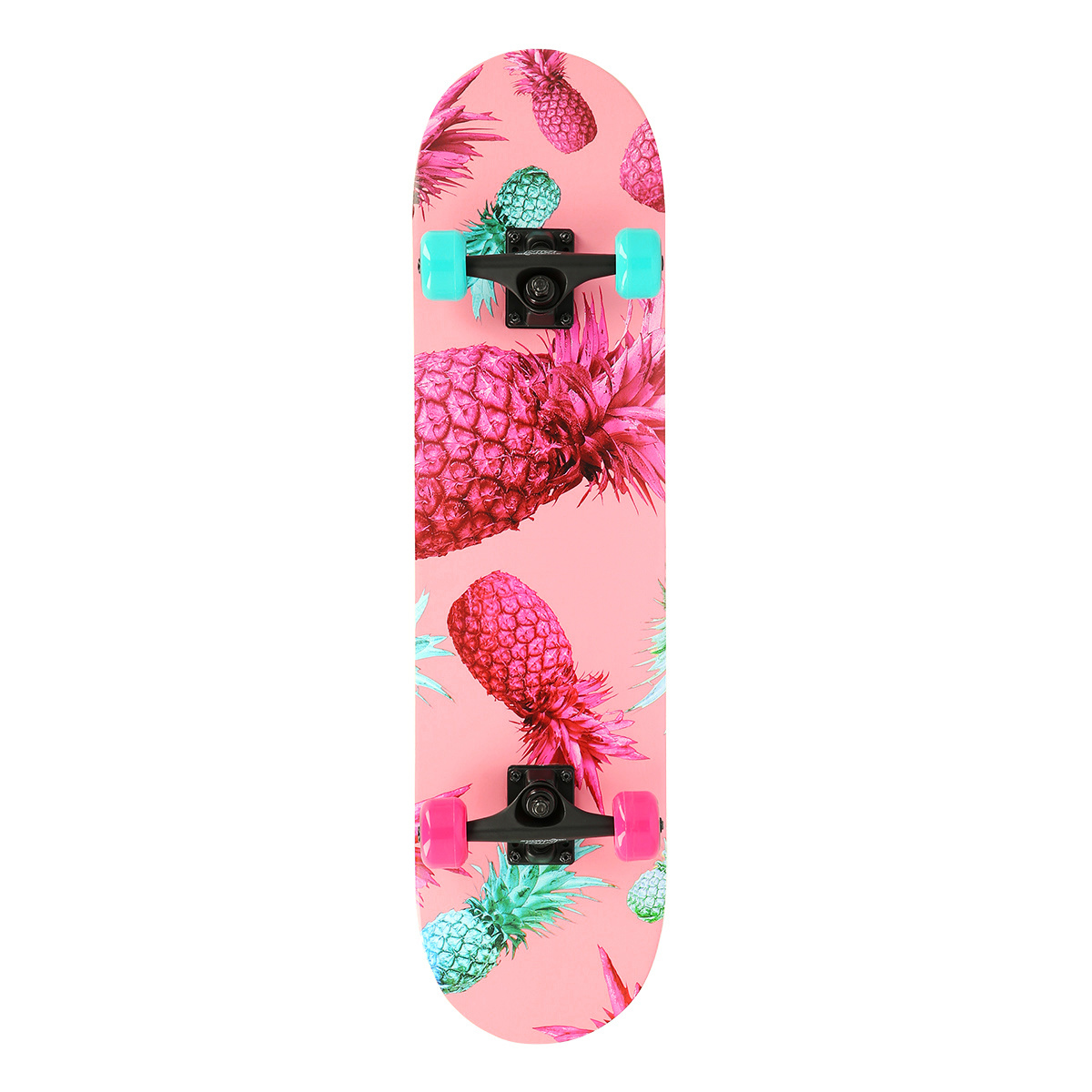 Skateboard - compleet - ananas design - 78 cm - 7.87 inch