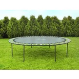 Trampoline - 244 cm - met net en ladder - tot 50 kg - zwart