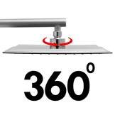 Douchekop regendouche 25 x 25 cm chroom