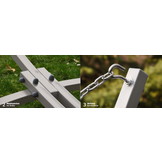 Hangmat & hangstoel standaard - 2in1 opvouwbaar – zwart frame