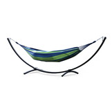 Hangmat & hangstoel standaard - 2in1 opvouwbaar – zwart frame