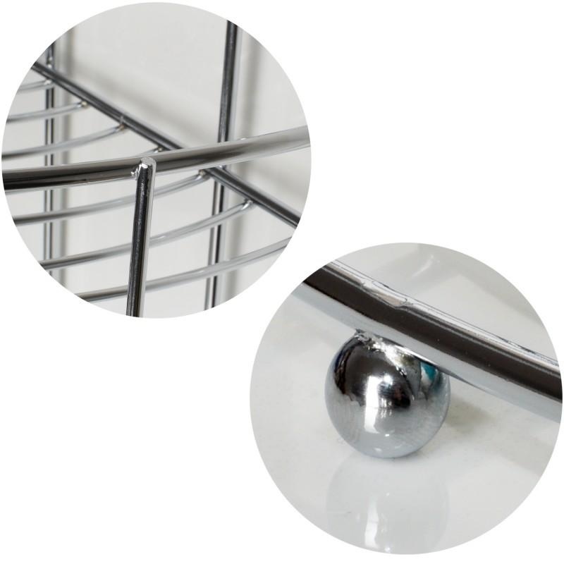 Hoekdouchemanden - 3 manden - chroom