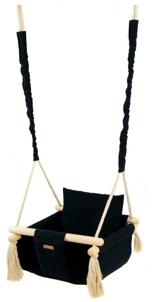 Baby swing - Baby schommelstoel - max. 20 kg - zwart