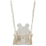 Baby schommelstoel - baby swing - met oren - max. 20 kg - creme & diamanten