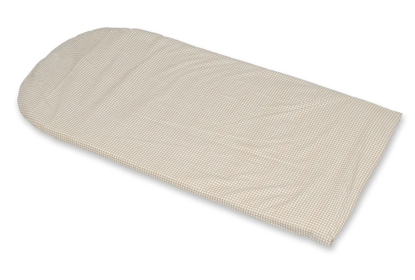 Babynest - baby nestje - 0-8 maanden - 100% katoen - 82x54cm - beige geruit