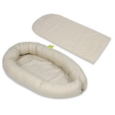 Babynest - baby nestje - 0-8 maanden - 100% katoen - 82x54cm - beige geruit