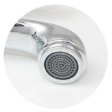 Retro wastafelkraan - 17,5x21 cm - chroom