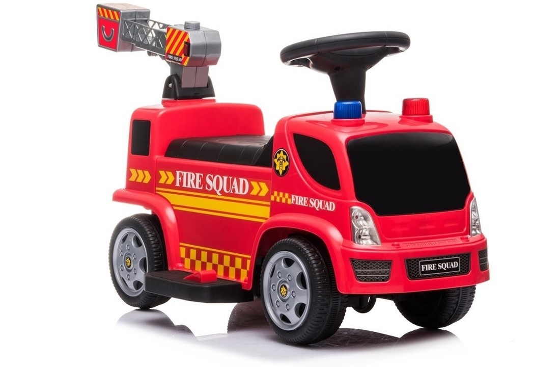 Elektrisch bestuurbare brandweerwagen - met ladder en zeepbellen