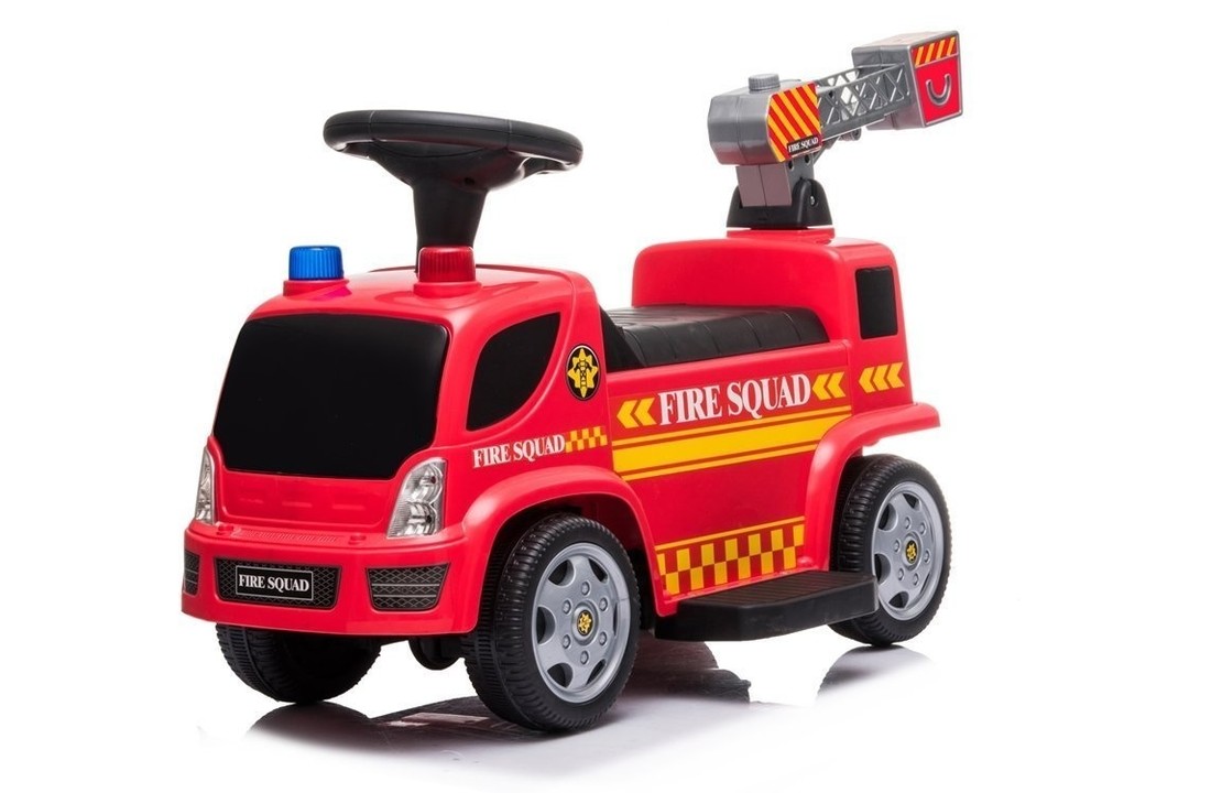 Elektrisch bestuurbare brandweerwagen - met ladder en zeepbellen