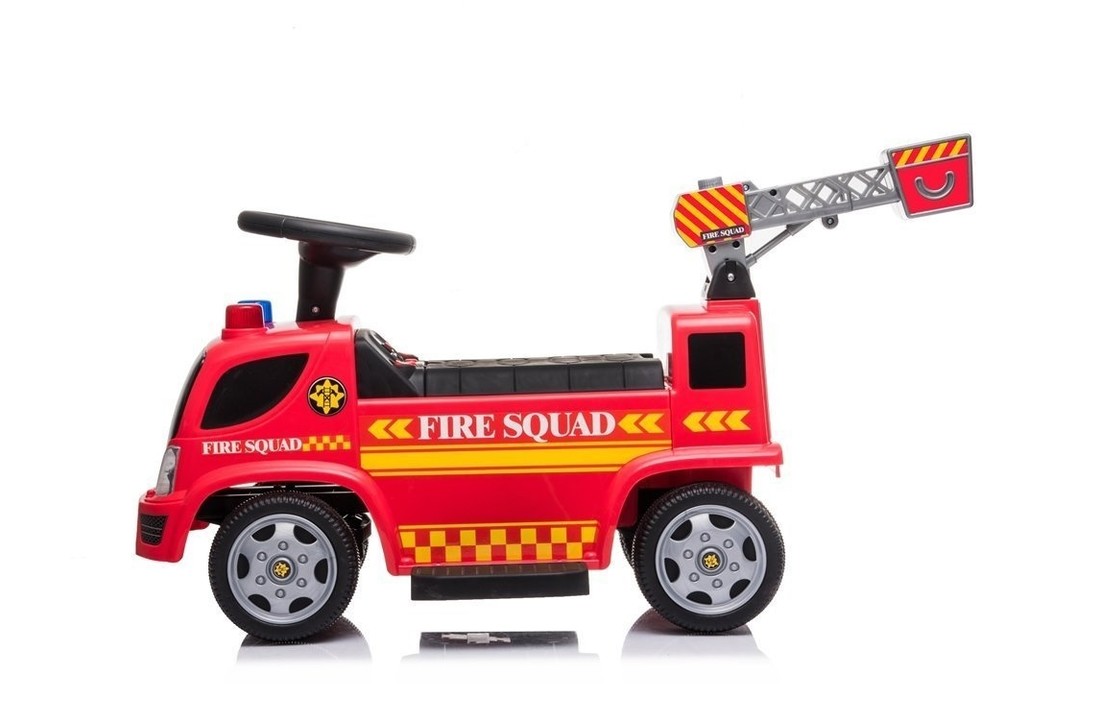 Elektrisch bestuurbare brandweerwagen - met ladder en zeepbellen