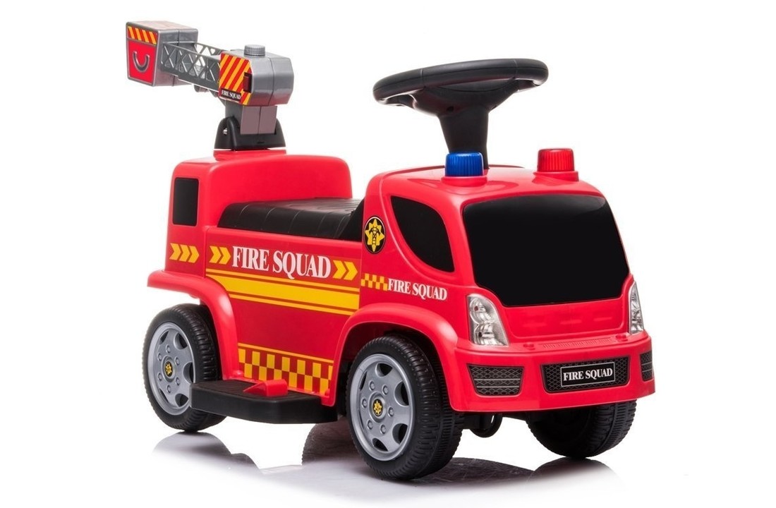 Elektrisch bestuurbare brandweerwagen - met ladder en zeepbellen
