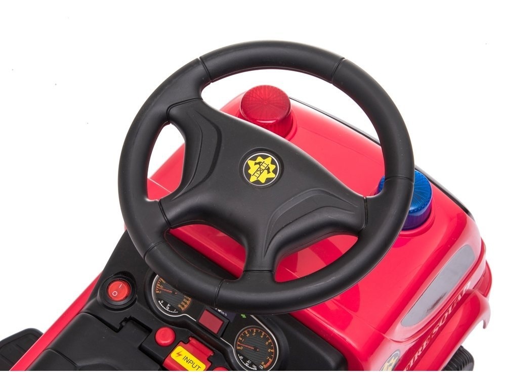 Elektrisch bestuurbare brandweerwagen - met ladder en zeepbellen