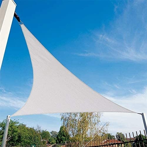 Schaduwdoek driehoek waterdicht 3 x 3 x 3 m - Wit