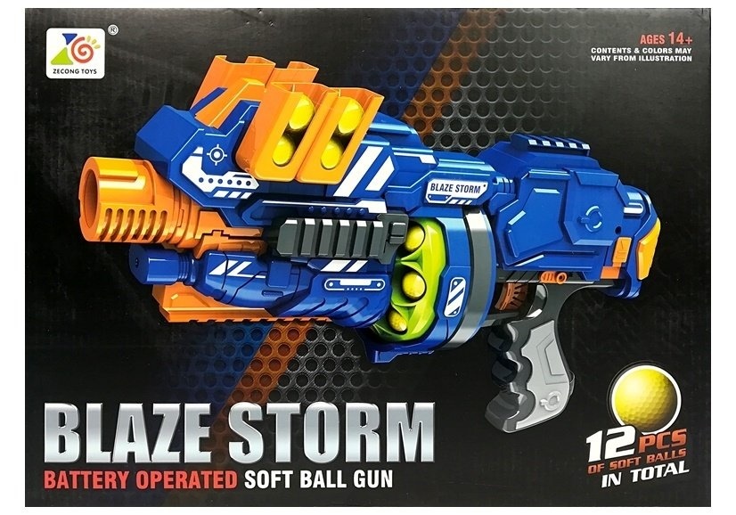 Speelgoed NURF pistool - soft ball gun - met 12 foam ballen