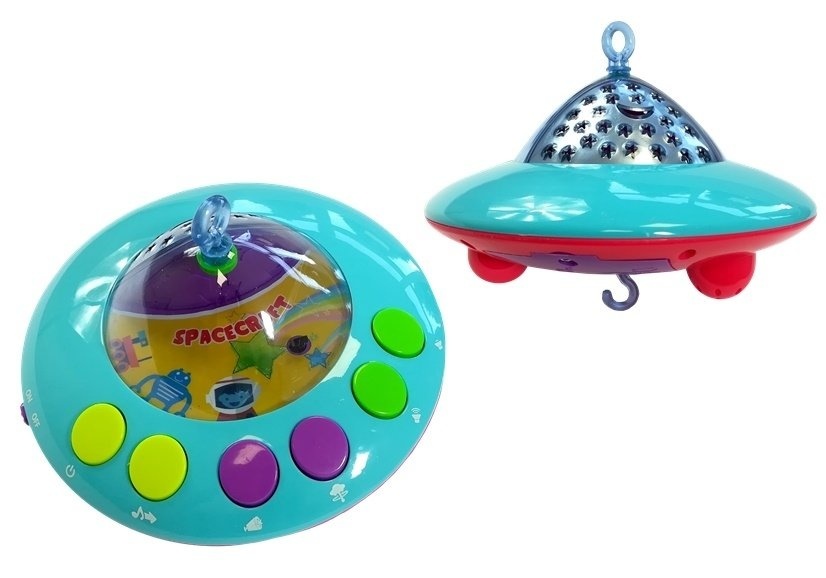 Carrousel met rammelaars - muziekdoos voor babybedjes met zweefvliegtuigen