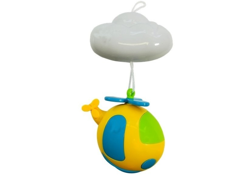 Carrousel met rammelaars - muziekdoos voor babybedjes met zweefvliegtuigen