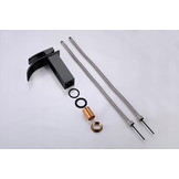 Wastafel badkamer kraan - zwart