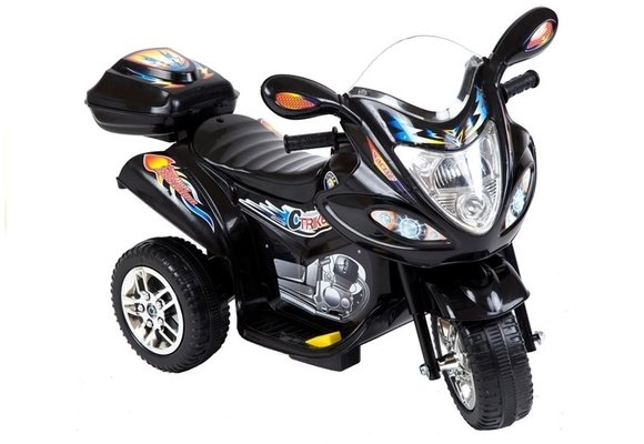 Elektrische bestuurbare driewieler zwart