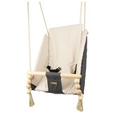 Babywiegschommel - max. 20 kg - grijs en beige