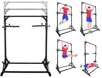 Dip station and pull up bar deals