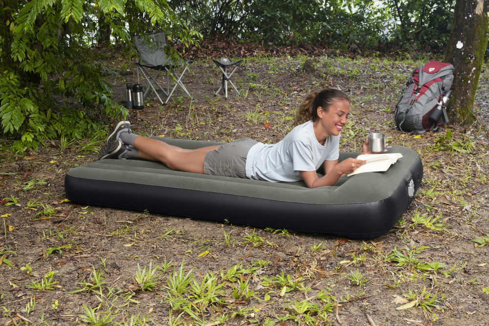 Bestway - Luchtbed met pomp - 1 persoons - 188x99x30cm