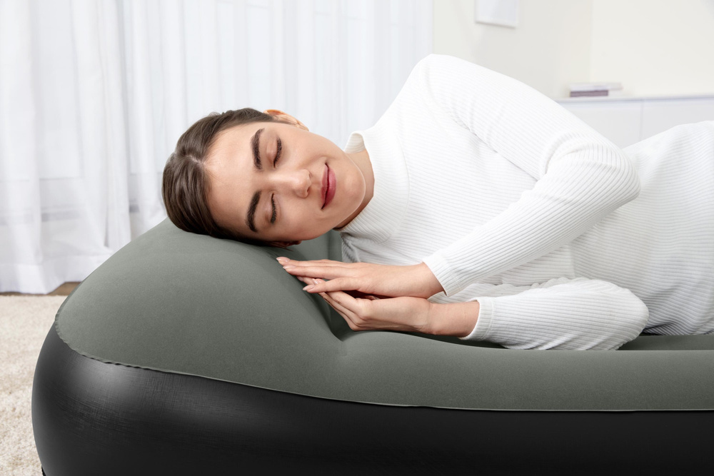 Bestway - Luchtbed met pomp - 1 persoons - 188x99x30cm