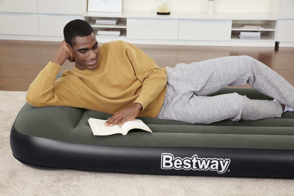Bestway - Luchtbed met pomp - 1 persoons - 188x99x30cm